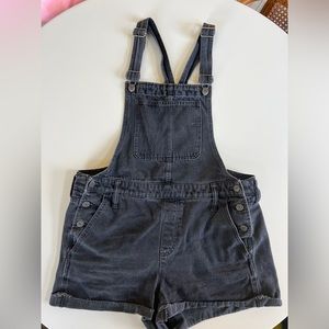 Black Madewell Jean Overall Shorts - Large (L)